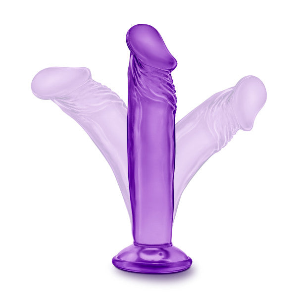 Small 6 inches Dildo with Suction Cup Purple