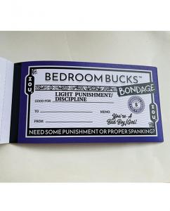 Bedroom Bondage Bucks 30 Coupon Book