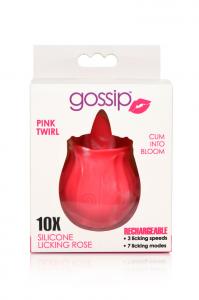 Gossip Tongue Tickler 10x Silicone Pink Twirl