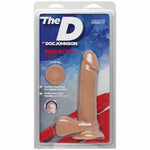 The D Perfect D 7 W/BALLS Vanilla Dildo