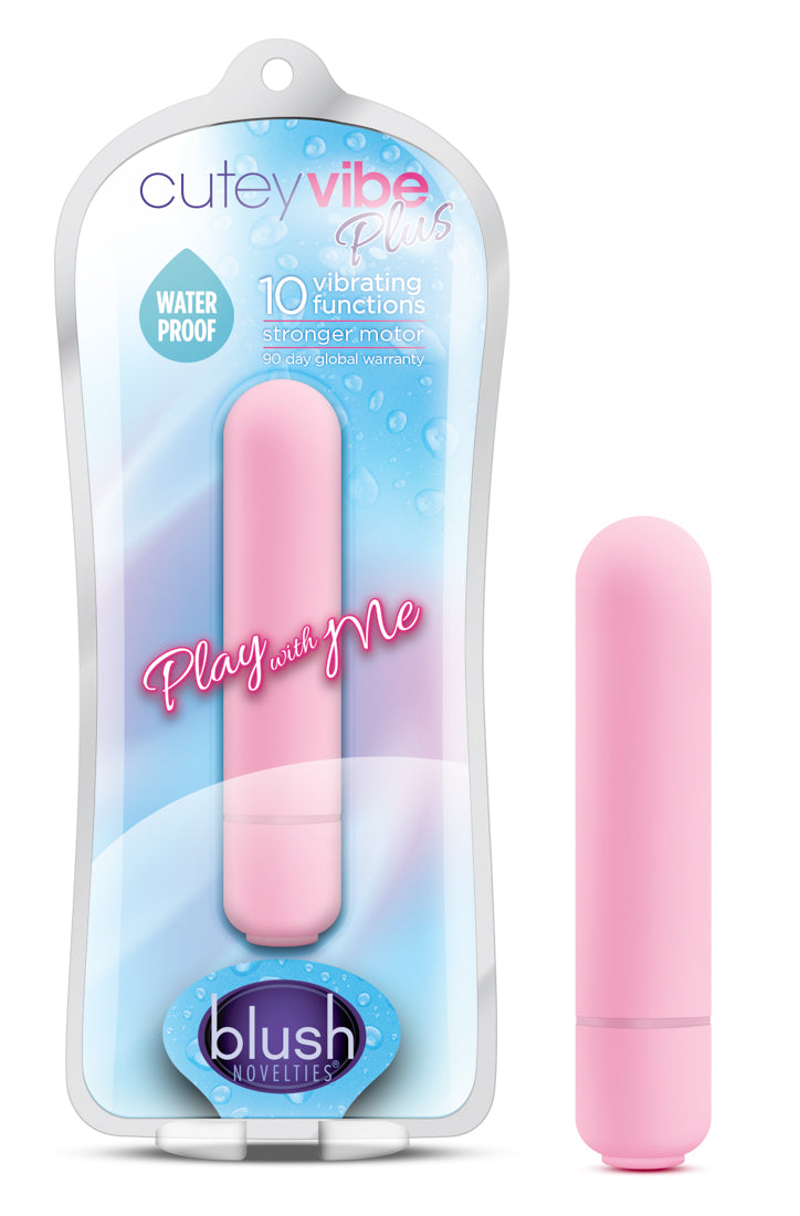 Play With Me Cutey Vibe Plus 10 Function Bullet Pink