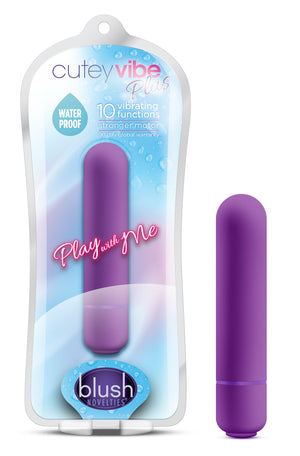 Play With Me Cutey Vibe Plus 10 Function Bullet Purple