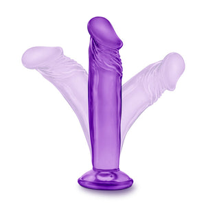 Small 6 inches Dildo with Suction Cup Purple
