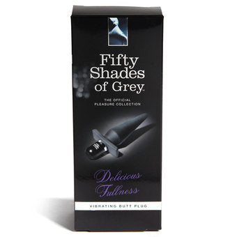 Fifty Shades Vibrating Butt Plug Grey