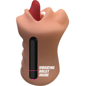 Hum Job Mouth Masturbator with Power Bullet