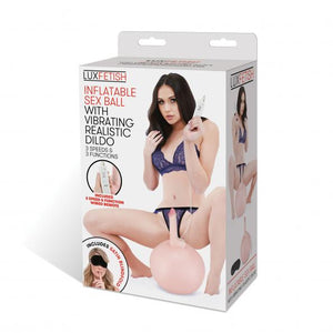 Fetish Inflatable Sex Ball W/ Vibrating Dildo