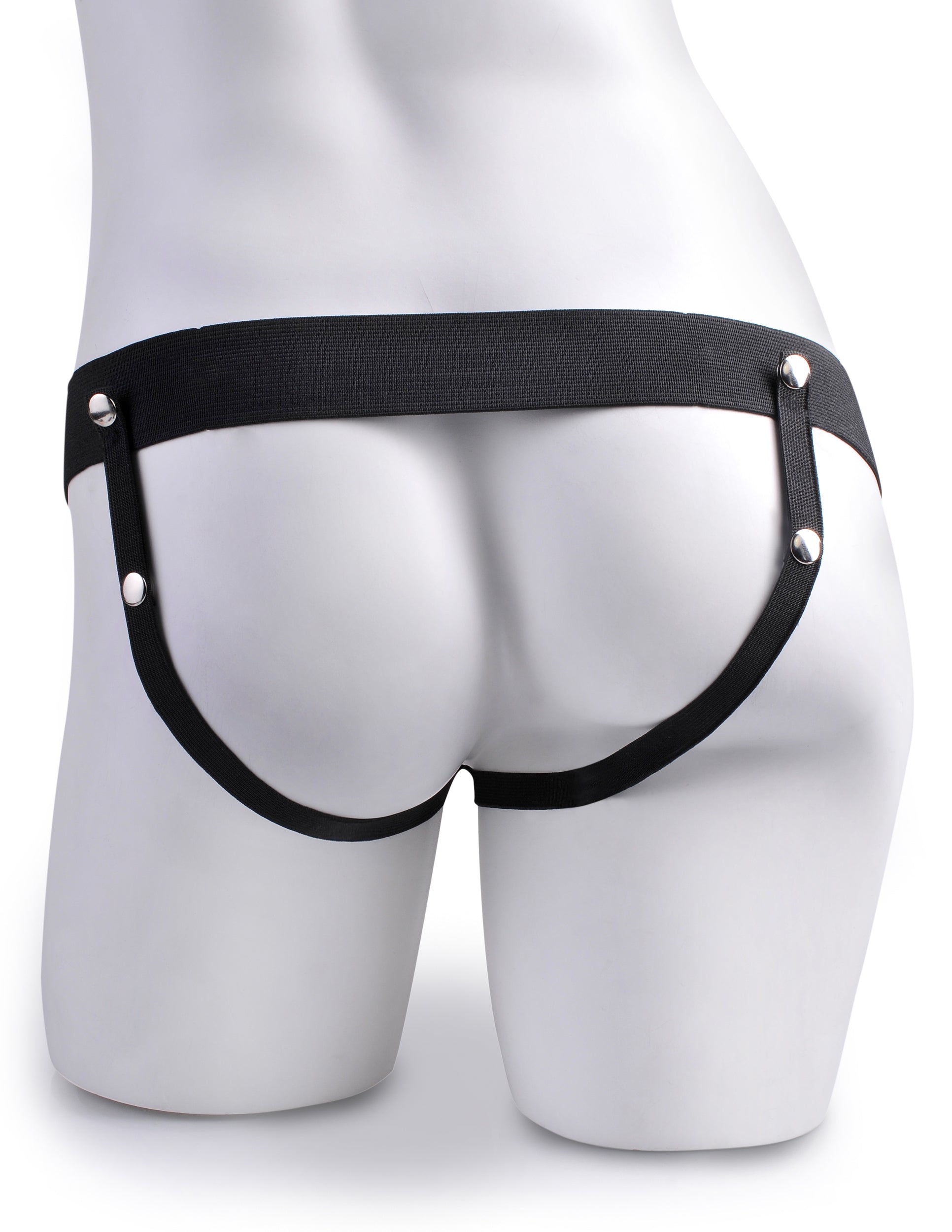 Simplee Fetish 7.5 in Hollow Squirting Strap-on with Balls Flesh