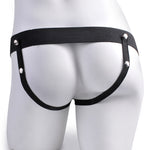 Simplee Fetish 7.5 in Hollow Squirting Strap-on with Balls Flesh
