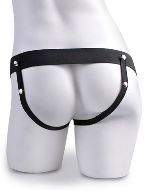 Simplee Fetish 7.5 in Hollow Squirting Strap-on with Balls Flesh