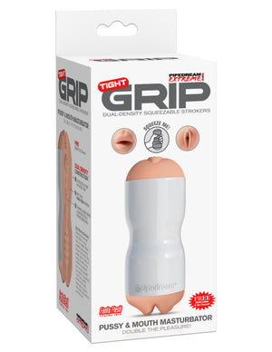 Extreme Tight Grip Pussy & mouth Masturbator