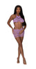 Seamless Crotchless Romper Lavender O/S