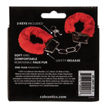 Playful Furry Cuffs Red