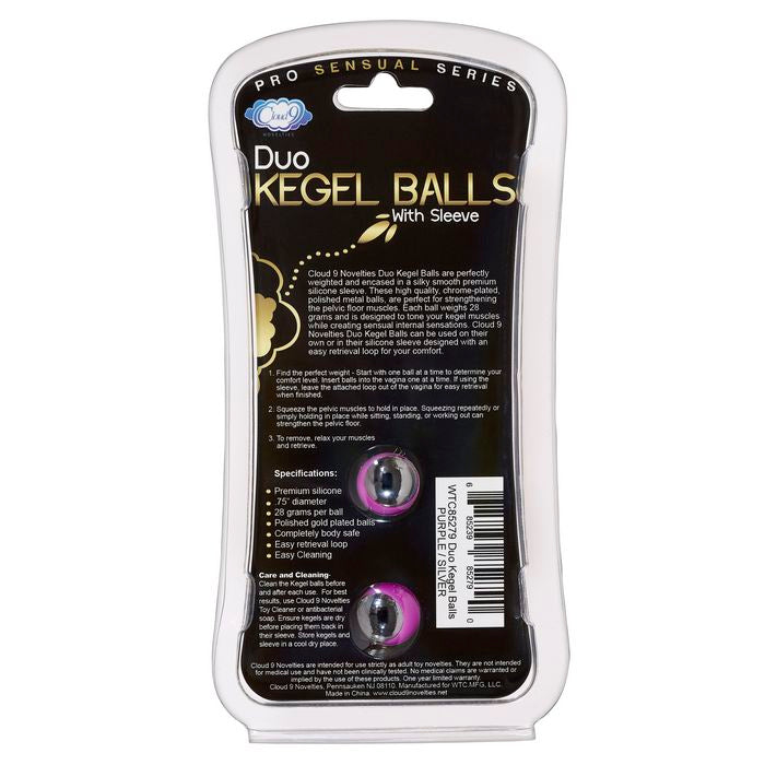 Kegel Balls Purple Chrome