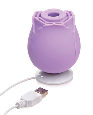Bloomgasm Wild Rose 10x Purple Suction Clit Stimulator