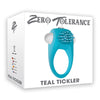 Teal Tickler Vibrating Cock Ring